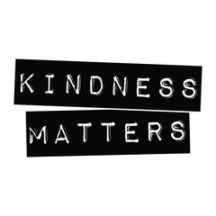 Stylish , fashionable  and awesome Kindness typography art and illustrator