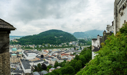 Panoramablick auf Salzburg