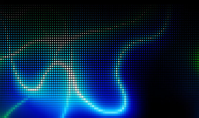 Pixilated abstract Energy background. Halftone effect. Vector image. - obrazy, fototapety, plakaty