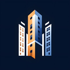 Modernes, minimalistisches Immobilien-Logo Design: Ein zeitgemäßes, minimalistisches Logo-Design