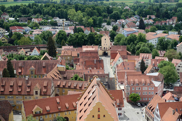 Blick vom Daniel in Noerdlingen