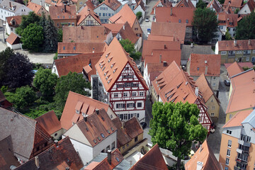 Blick vom Daniel in Noerdlingen