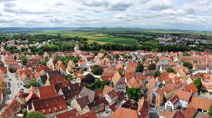 Naklejka premium Blick vom Daniel in Noerdlingen