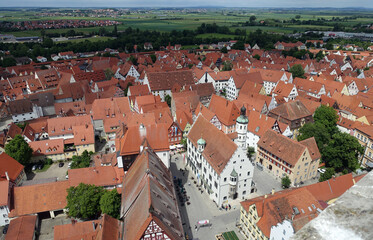 Blick vom Daniel in Noerdlingen