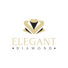 Elegant diamond logo design