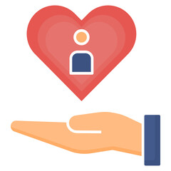 satisfaction flat style icon