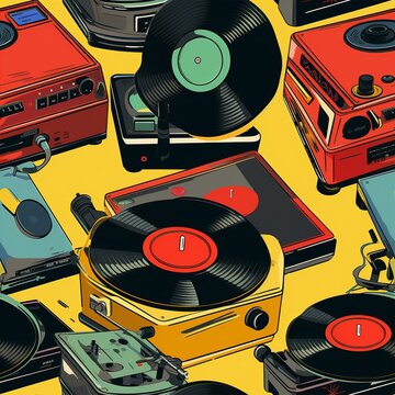 Turntable and records are still held a niche market, particularly among DJs and audiophiles in the 1990s