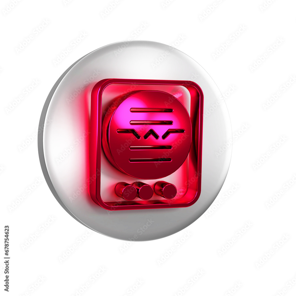 Poster red attitude indicator is an instrument used in an aircraft to inform the pilot of the orientation o