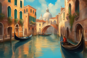 Venice, gondola