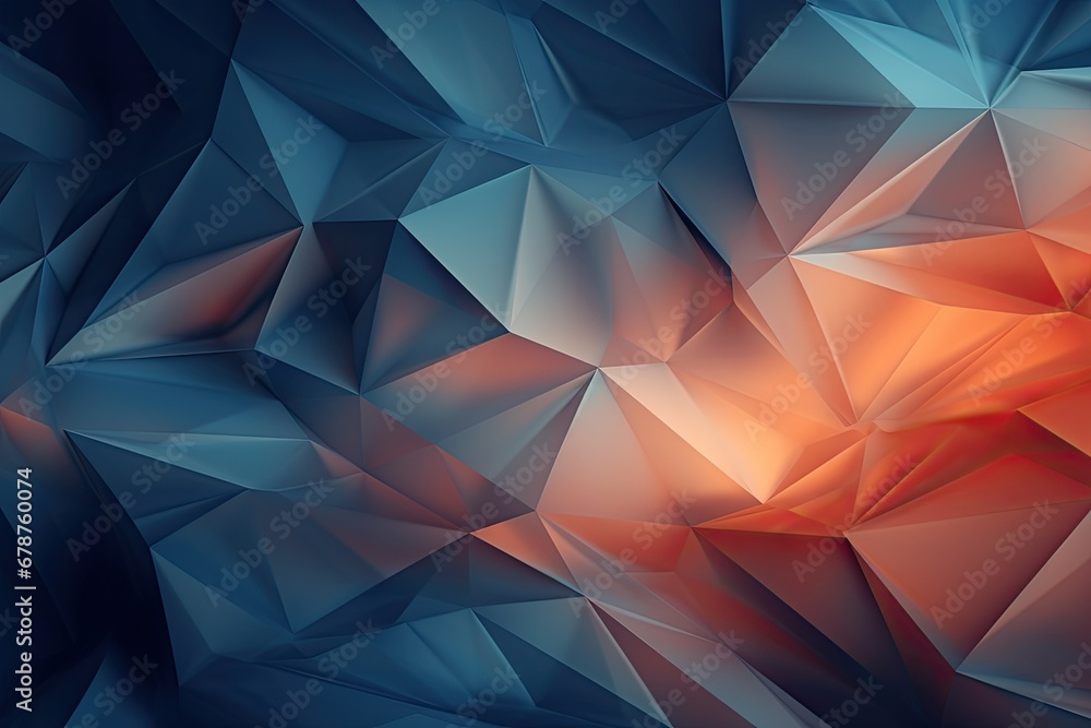 Aufkleber abstract polygonal background. triangular design for your business, polygonal crystalline surface wi