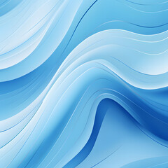 Stylized banner with an abstract blue wave background, resembling a flowing water motif