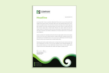 Letterhead design for corporate business