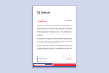 Letterhead design for corporate business