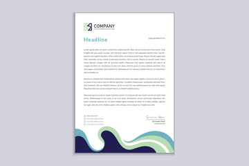 Letterhead design for corporate business