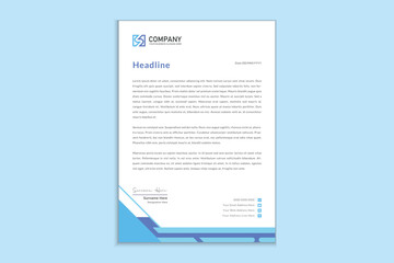 Letterhead design for corporate business