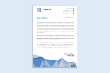 Letterhead design for corporate business
