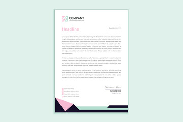 Letterhead design for corporate business