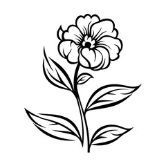 flower, vector, floral, nature, illustration, leaf, design, plant, flowers, pattern, decoration, art, spring, vintage, drawing, bouquet, flora, summer, blossom, element, ornament, card, wallpaper, sty