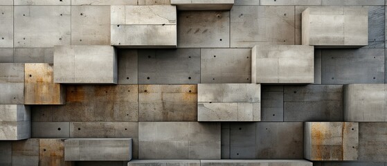 abstract concrete construction .