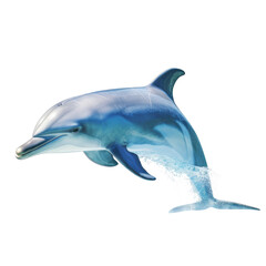 A simple vector of dolphin on transparent background