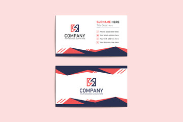 Unique professional colorful corporate business  card template