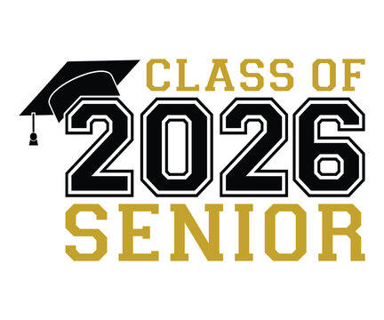 Class Of 2026 Senior T-shirt, Senior Class T-shirt, Graduate Shirt, Graduate Saying, High School Shirt, University T-shirt, Class of 2024, Last Day Of School, Cut File For Cricut And Silhouette