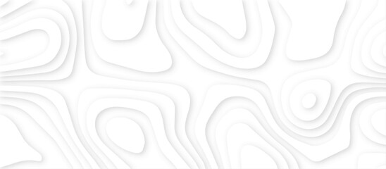 Abstract White paper cut background with lines.3d realistic papercut decoration textured with wavy layers. modern wallpaper texture and 3d realistic design use for banner flyers, posters.