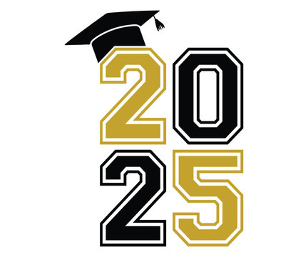 2025 T-shirt, Senior Class T-shirt, Graduate Shirt, Graduate Saying, High School Shirt, University T-shirt, Class of 2024, Last Day Of School, Cut File For Cricut And Silhouette