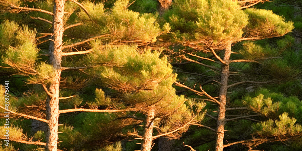 Poster trees in the forest - generative ai