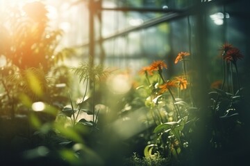 Greenhouse Haven: Botanical Elegance Captured