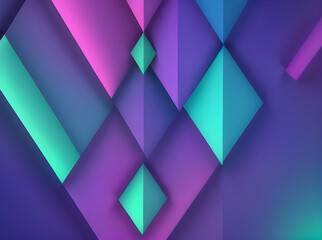 Vibrant 3D cloth background with neon color.