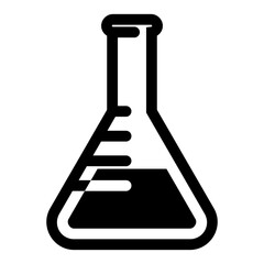 Erlenmeyer flask / laboratory icon