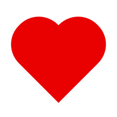 Red Glow Heart PNG