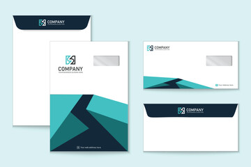 Unique professional colorful C4 and DL envelope design for Corporate company