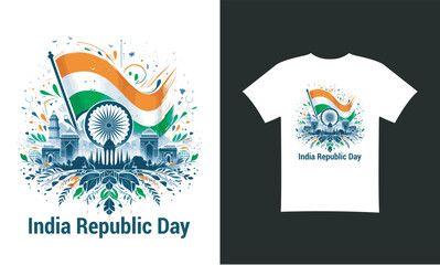 indian independence day T-Shirt Design