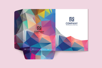 Unique colorful professional presentation folder  design for Corporate company