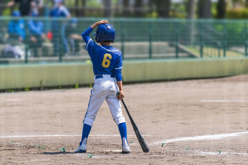 少年野球試合風景