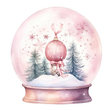 recommend clip art: Clipart Noël mignon en watercolor