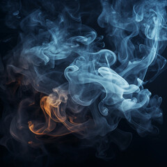 Obraz premium smoke as a manifestation. AI generative