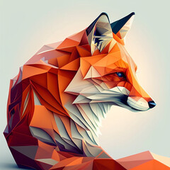 Fox in Abstract: Modern Vector Graphs for Creatives