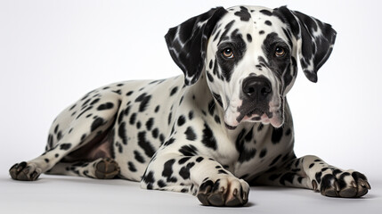 A dog png style, empty white background