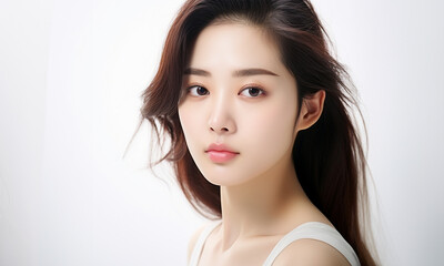 Fototapeta premium portrait of a beautiful Asian woman