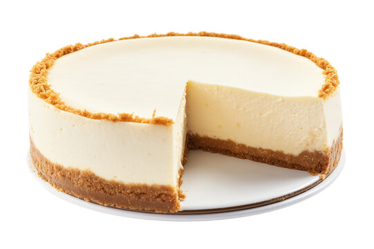 cheese cake isolated on white background