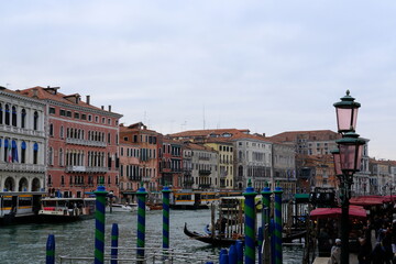A view of the smallest street in Venice. November 14th, 2023, Venice, France.