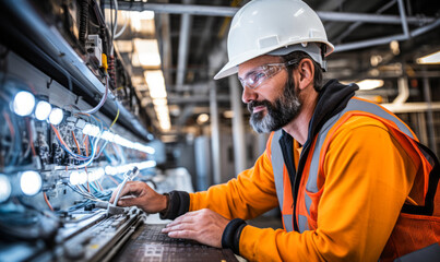portrait of Energy Auditor, who Conduct energy audits of buildings, building systems, or process systems, May also conduct investment grade audits of buildings or systems