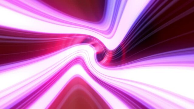 Hyperspace Travel. Light speed tunnel flight in space hyper jump 