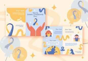World Down Syndrome Day Brochure Template