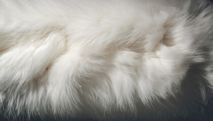 white fur background texture fluffy rabbit fur - obrazy, fototapety, plakaty