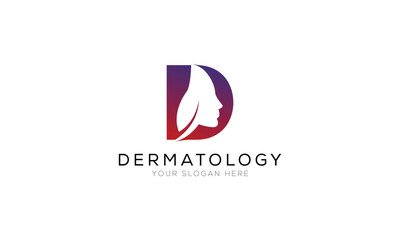 Dermatology Logo Design Vector