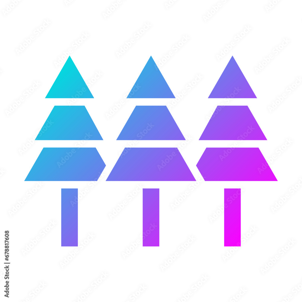 Sticker Trees Icon